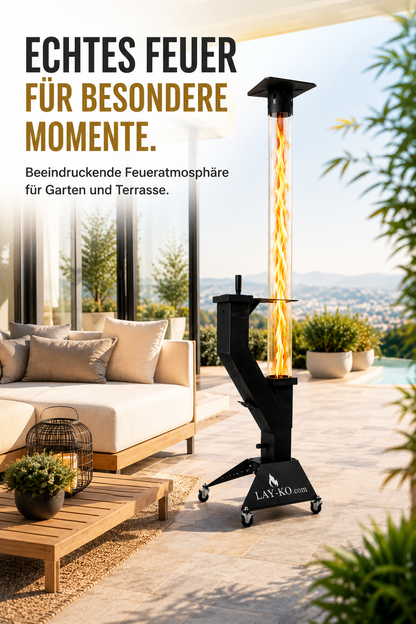 LAY-KO GRANDE Premium Outdoor Pellet Patio Heater