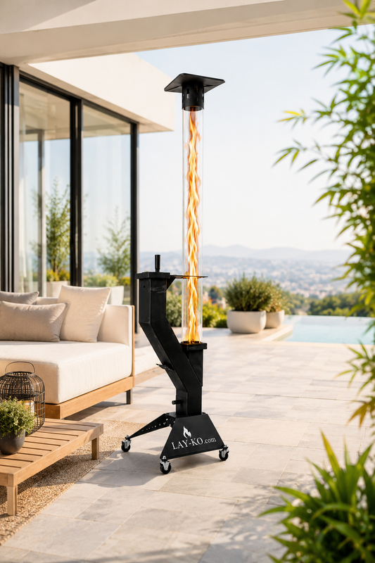 LAY-KO GRANDE Premium Outdoor Pellet Patio Heater