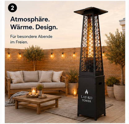 LAY-KO TOWER Premium Pellet Heater